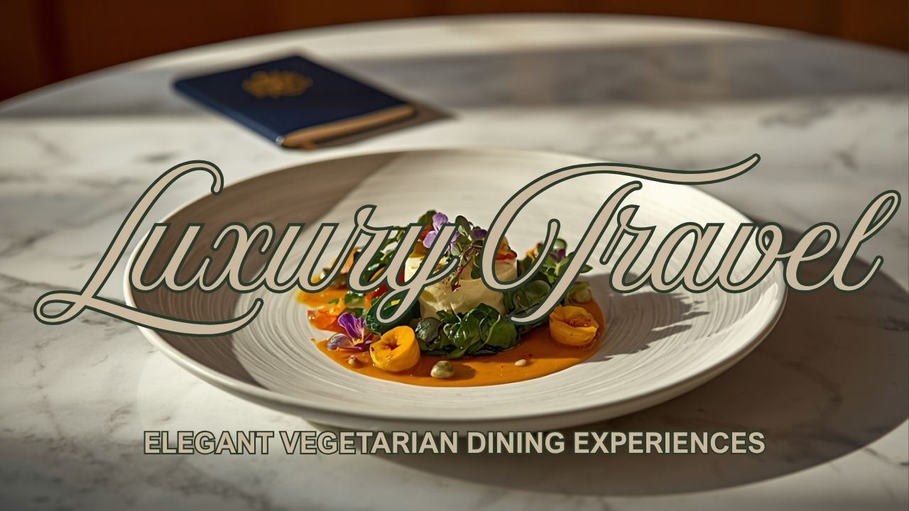 how to plan vegetarian travel - luxury vegetarian dining experience at a fine restaurant