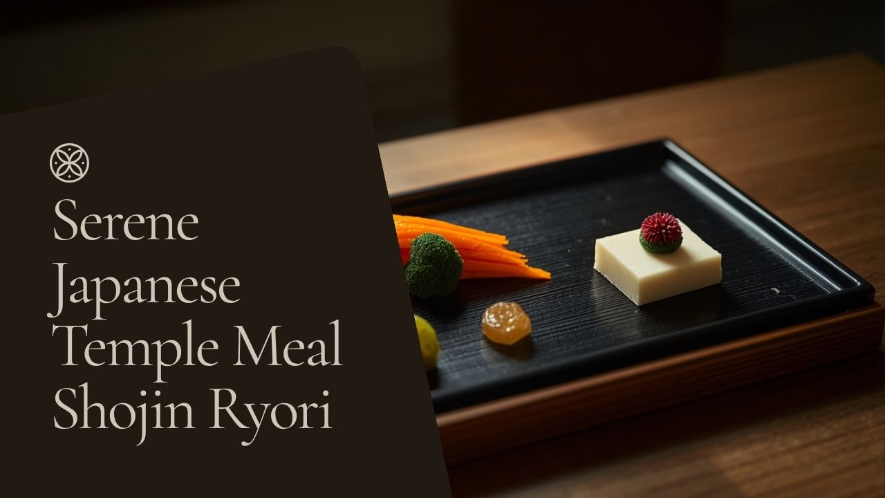 vegetarian food cultures of Japan - a shojin ryori temple meal